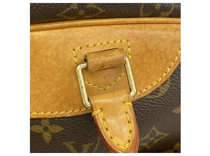 Borsa Louis Vuitton Monogram Deauville Marrone - vista 6