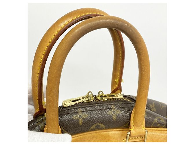 Borsa Louis Vuitton Monogram Deauville Marrone - vista 7