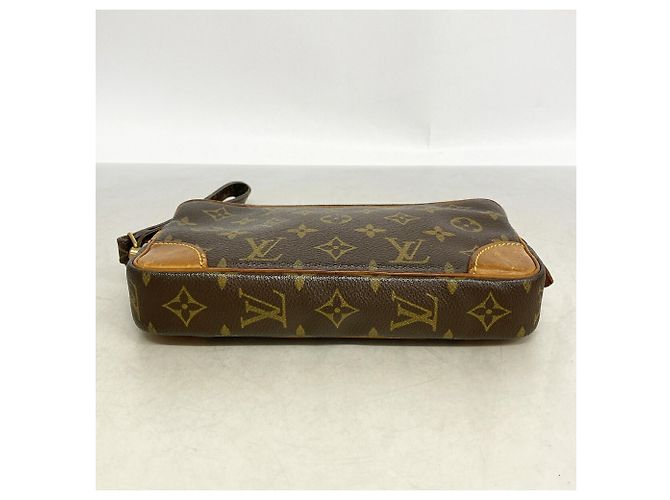 Borsa a pochette Louis Vuitton Monogram Marly Dragonne PM Marrone - vista 3