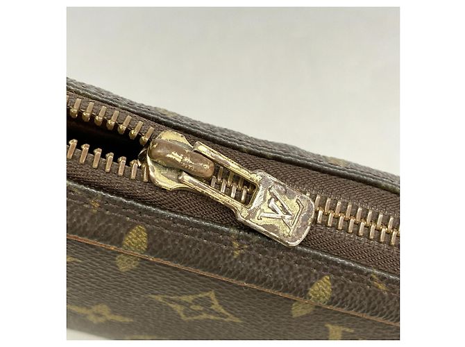 Borsa a pochette Louis Vuitton Monogram Marly Dragonne PM Marrone - vista 9