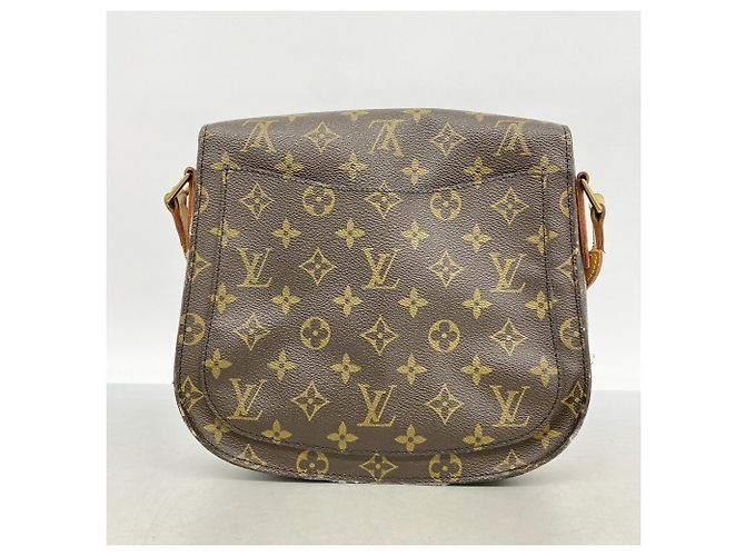 Borsa a tracolla Louis Vuitton Monogram Saint Cloud GM Marrone - vista 11