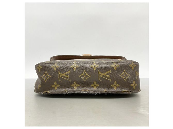 Borsa a tracolla Louis Vuitton Monogram Saint Cloud GM Marrone - vista 3