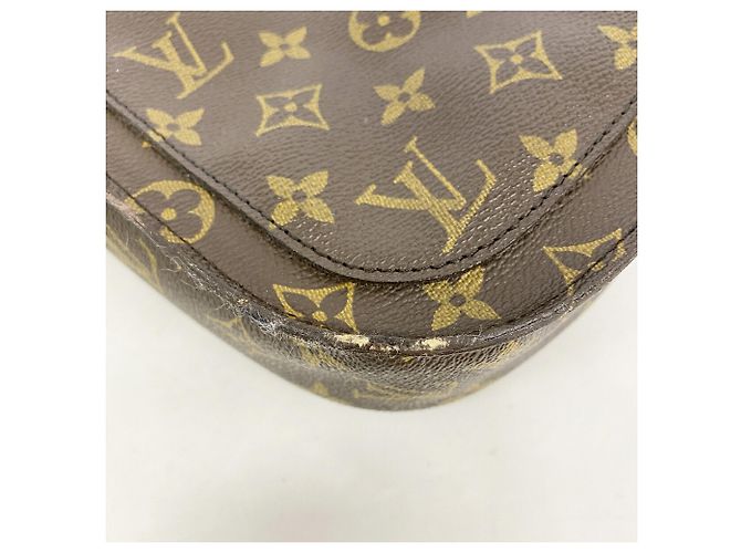 Borsa a tracolla Louis Vuitton Monogram Saint Cloud GM Marrone - vista 6