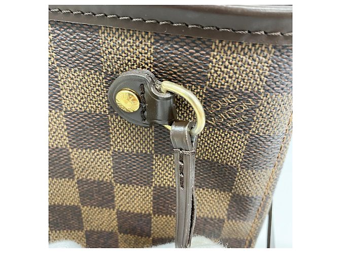 Borsa Tote Louis Vuitton Damier Neverfull PM N51109 Ebene Damier ebene - vista 10