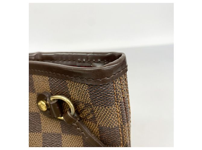 Borsa Tote Louis Vuitton Damier Neverfull PM N51109 Ebene Damier ebene - vista 9