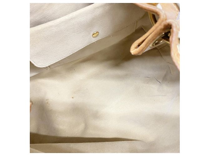 Borsa a tracolla Louis Vuitton Damier Azur Galliera PM Bianco - vista 4