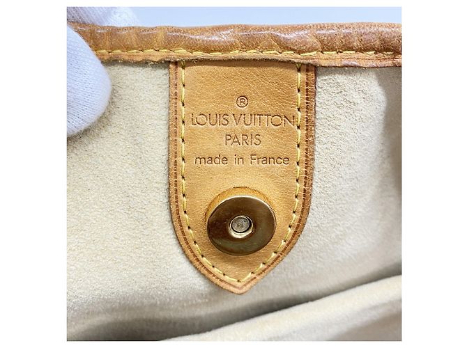 Borsa a tracolla Louis Vuitton Damier Azur Galliera PM Bianco - vista 5