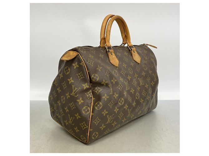 Borsa Louis Vuitton Monogram Speedy 35 Marrone - vista 2