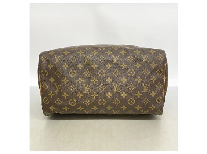 Borsa Louis Vuitton Monogram Speedy 35 Marrone - vista 3