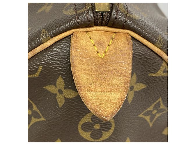 Borsa Louis Vuitton Monogram Speedy 35 Marrone - vista 5