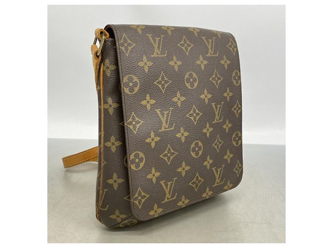 Borsa a tracolla Louis Vuitton Monogram Musette Salsa Marrone - vista 2