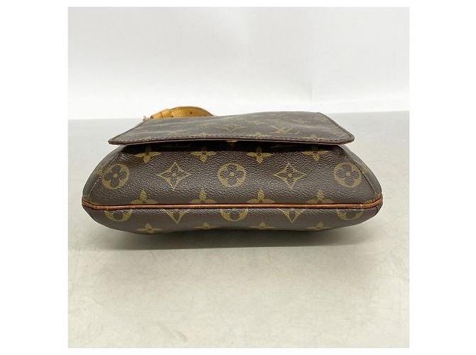 Borsa a tracolla Louis Vuitton Monogram Musette Salsa Marrone - vista 3