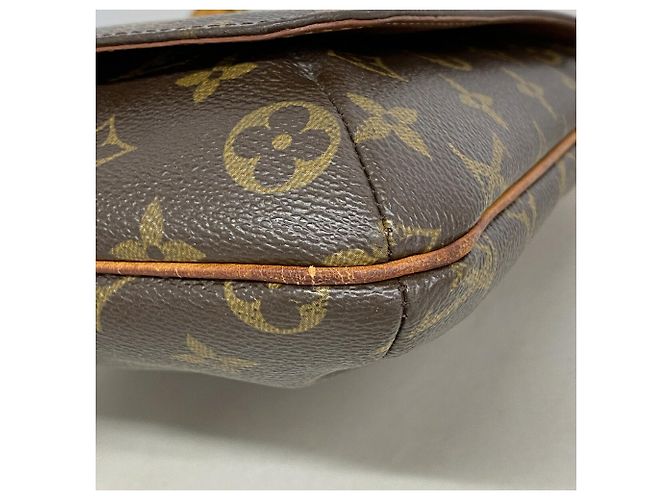Borsa a tracolla Louis Vuitton Monogram Musette Salsa Marrone - vista 6
