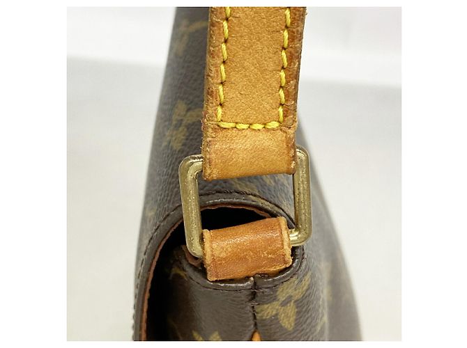 Borsa a tracolla Louis Vuitton Monogram Musette Salsa Marrone - vista 8