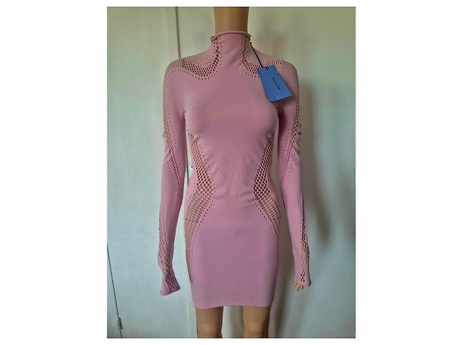 Thierry Mugler Mugler rosa Kleid Pink - Ansicht 2