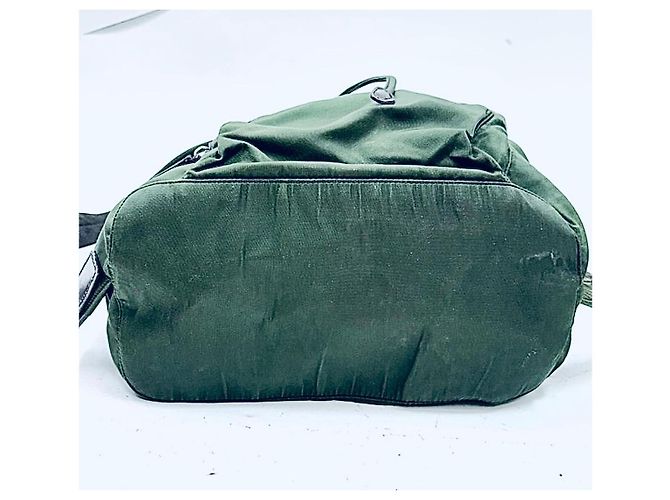 Jacquard Zaino Prada in nylon verde Cachi - vista 10