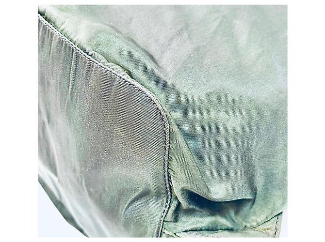 Jacquard Zaino Prada in nylon verde Cachi - vista 14