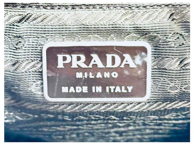 Jacquard Zaino Prada in nylon verde Cachi - vista 4