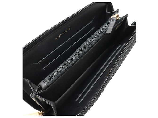 Cartera con cremallera Chanel Coco Mark de piel caviar Negro - vista 5