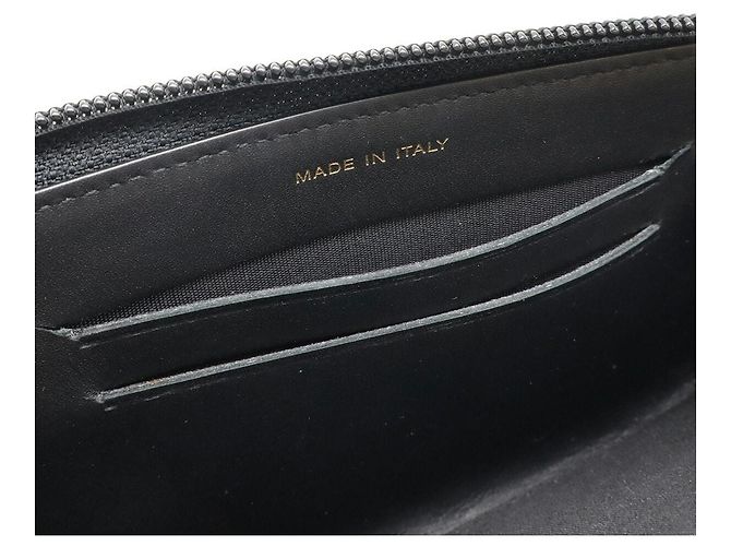 Cartera con cremallera Chanel Coco Mark de piel caviar Negro - vista 8