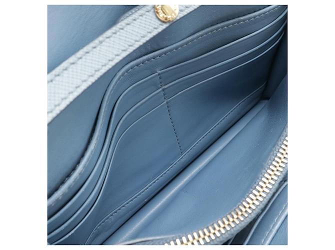 Borsa a tracolla 2way Prada Saffiano Blu Blu chiaro - vista 5