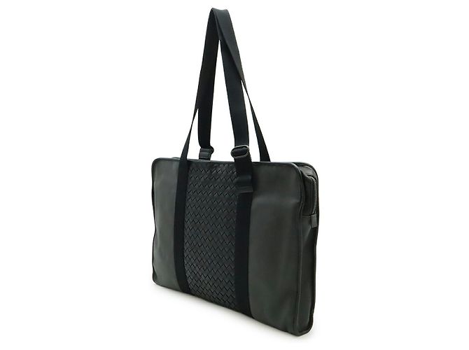 Borsa briefcase 2way in pelle Intrecciato Bottega Veneta Marrone - vista 2