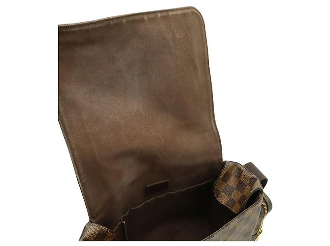 Borsa a tracolla Louis Vuitton Reporter Melville Damier Marrone - vista 6