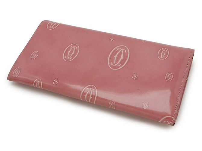 Cartier Happy Birthday Langbeutel aus Lackleder - Ansicht 2