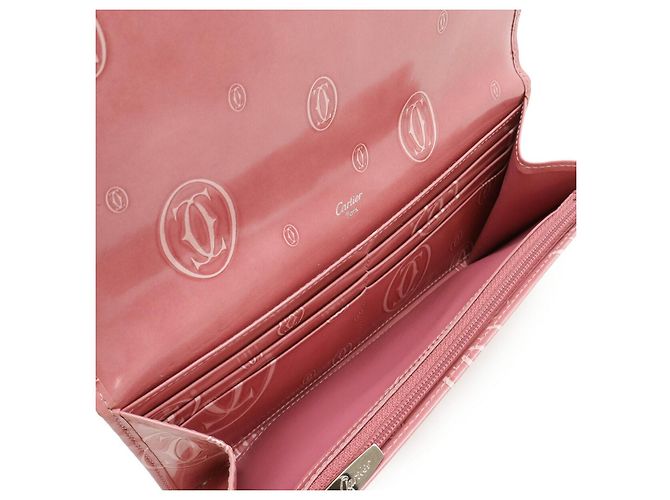 Cartier Happy Birthday Langbeutel aus Lackleder - Ansicht 4
