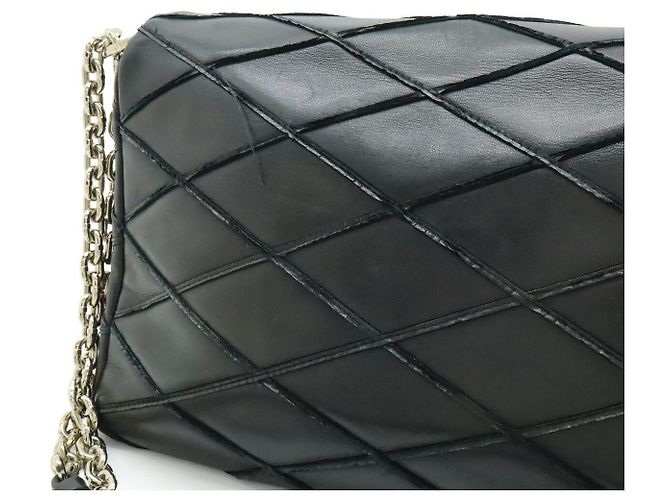 Borsa a catena in pelle Louis Vuitton GO-14MM Nero - vista 8