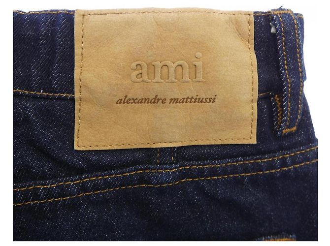 Autre Marque Pantaloni AMI Blu Blu navy - vista 6