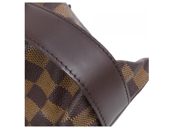 Borsa a tracolla Louis Vuitton Chelsea Damier Coated Canvas Marrone - vista 3