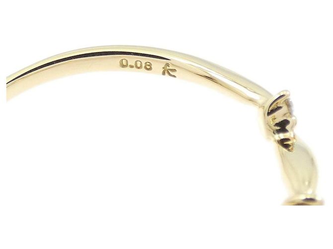 Autre Marque Kumikyoku Au750 Diamantring Golden - Ansicht 4