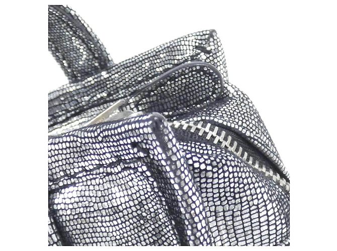 Borsa Balenciaga Bazaar Shopper in pelle Argento - vista 5