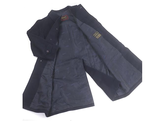 Autre Marque Abrigo de lana Herno Azul Azul marino - vista 3