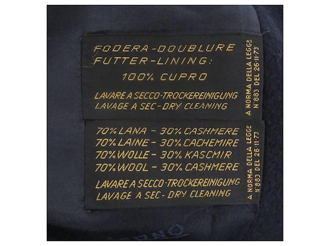 Autre Marque Abrigo de lana Herno Azul Azul marino - vista 8
