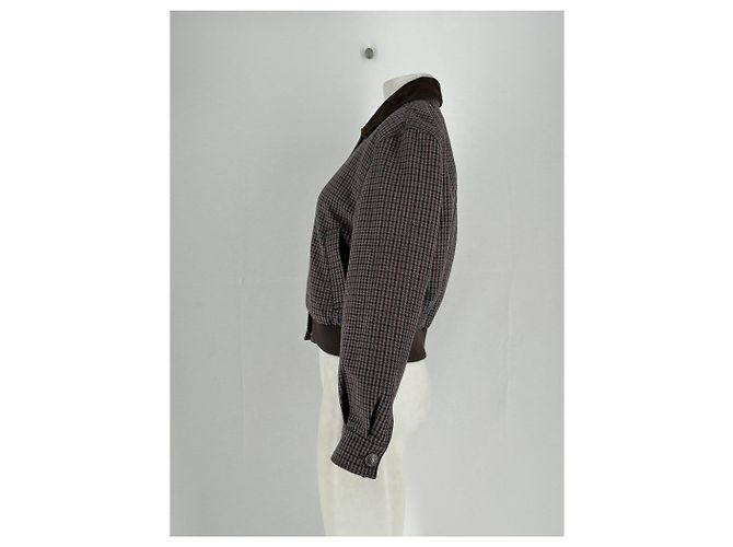 Miss Sixty Jacke mit Hahnentritt-Muster Braun - Ansicht 3