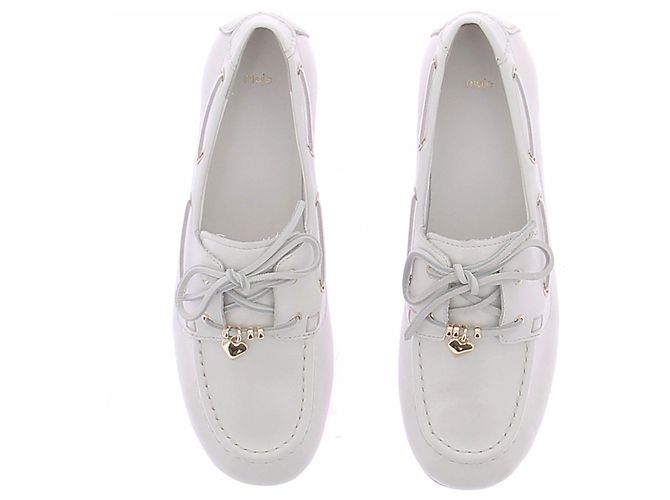 Maje Mocasines de cuero blanco - vista 4