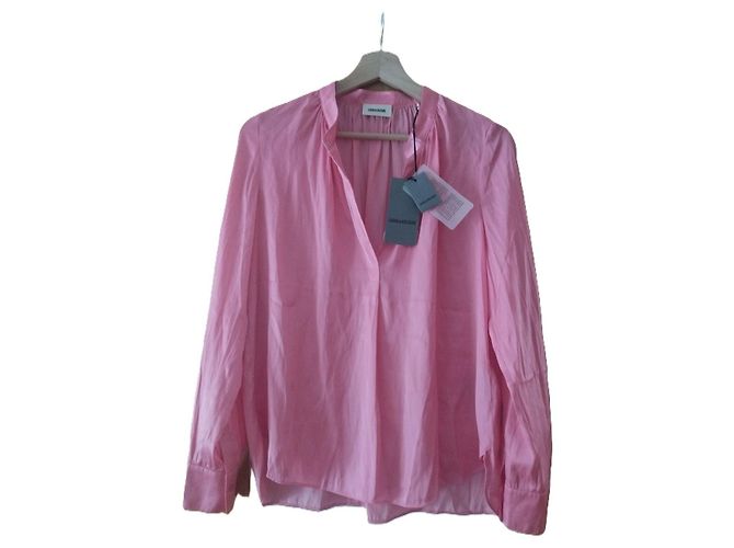 Zadig & Voltaire Tink Satin rosa Bluse Pink - Ansicht 3