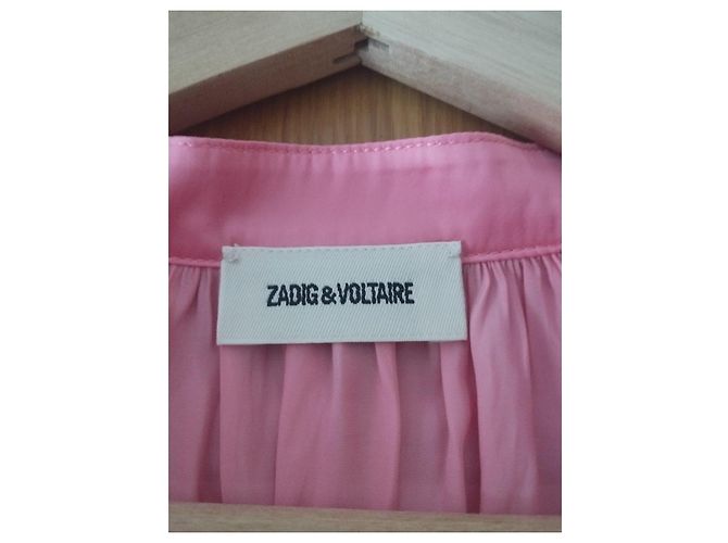 Zadig & Voltaire Tink Satin rosa Bluse Pink - Ansicht 4