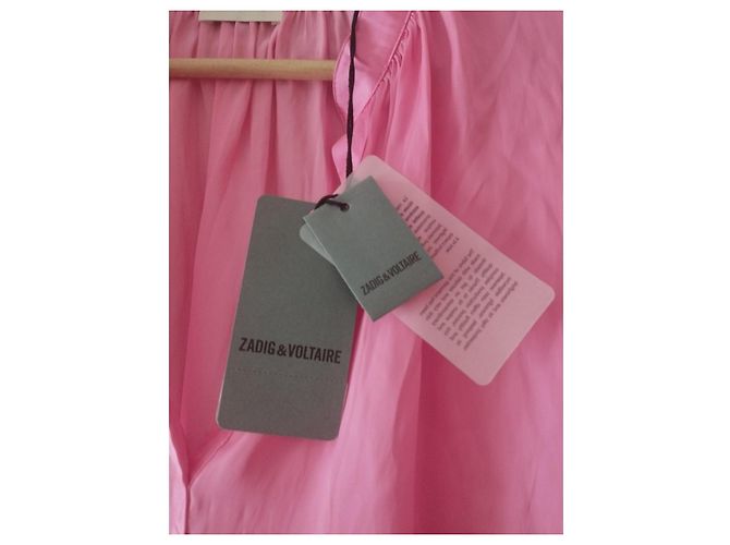 Zadig & Voltaire Tink Satin rosa Bluse Pink - Ansicht 5