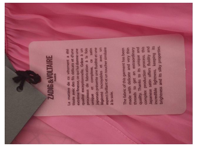 Zadig & Voltaire Tink Satin rosa Bluse Pink - Ansicht 6