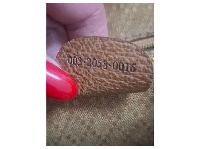 Zaino Gucci in camoscio e pelle con dettagli in bambù Marrone - vista 6