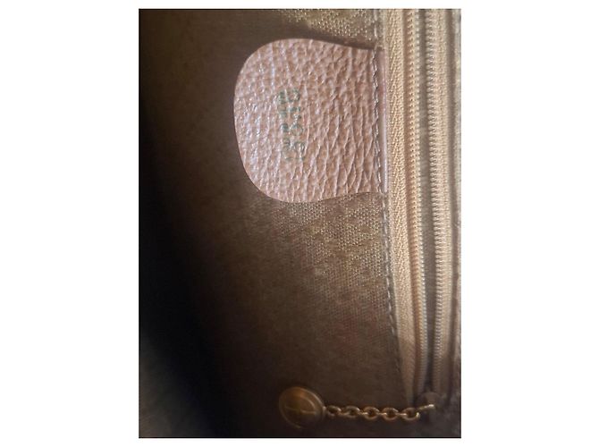 Zaino Gucci in camoscio e pelle con dettagli in bambù Marrone - vista 8