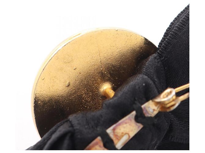 Spilla a medaglione con nastro nero e oro Chanel D'oro - vista 6