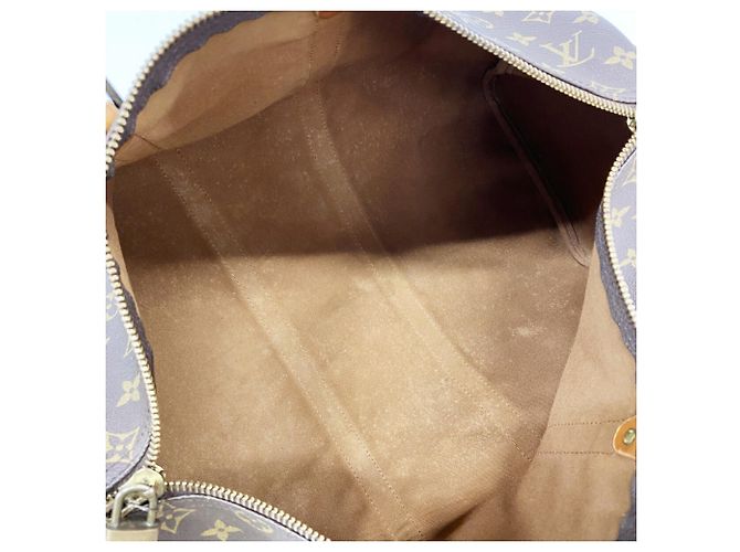 Borsa Louis Vuitton Boston Monogram Keepall 45 Marrone - vista 4