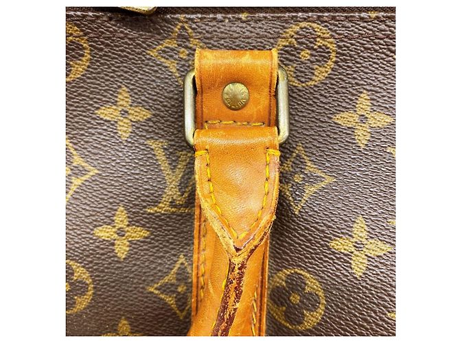 Borsa Louis Vuitton Boston Monogram Keepall 45 Marrone - vista 5