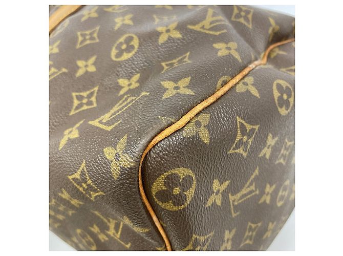 Borsa Louis Vuitton Boston Monogram Keepall 45 Marrone - vista 6