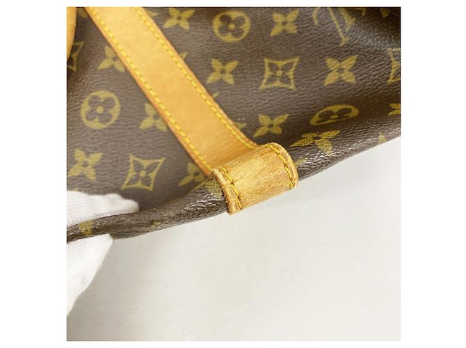 mala Louis Vuitton Boston Monogram Keepall Bandoulière 60 Marrom - vue 8
