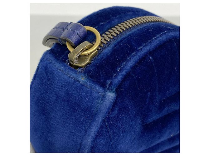 Marsupio Gucci in camoscio blu - vista 7